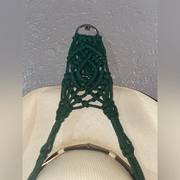 HANDMADE MACRAME HAT HANGER!! - Picture 2 of 12